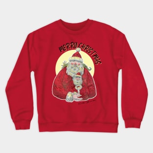 Santa by Oliver Grimley Crewneck Sweatshirt